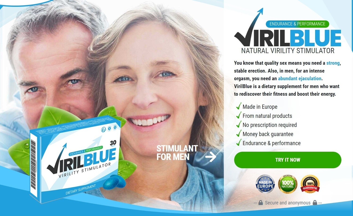 VirilBlue Male Enhancement Formula Reviews, Working & Offer Price