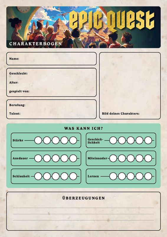 Vorgefertigte Charaktere Startabenteuer "Zauberpunk" (digital)