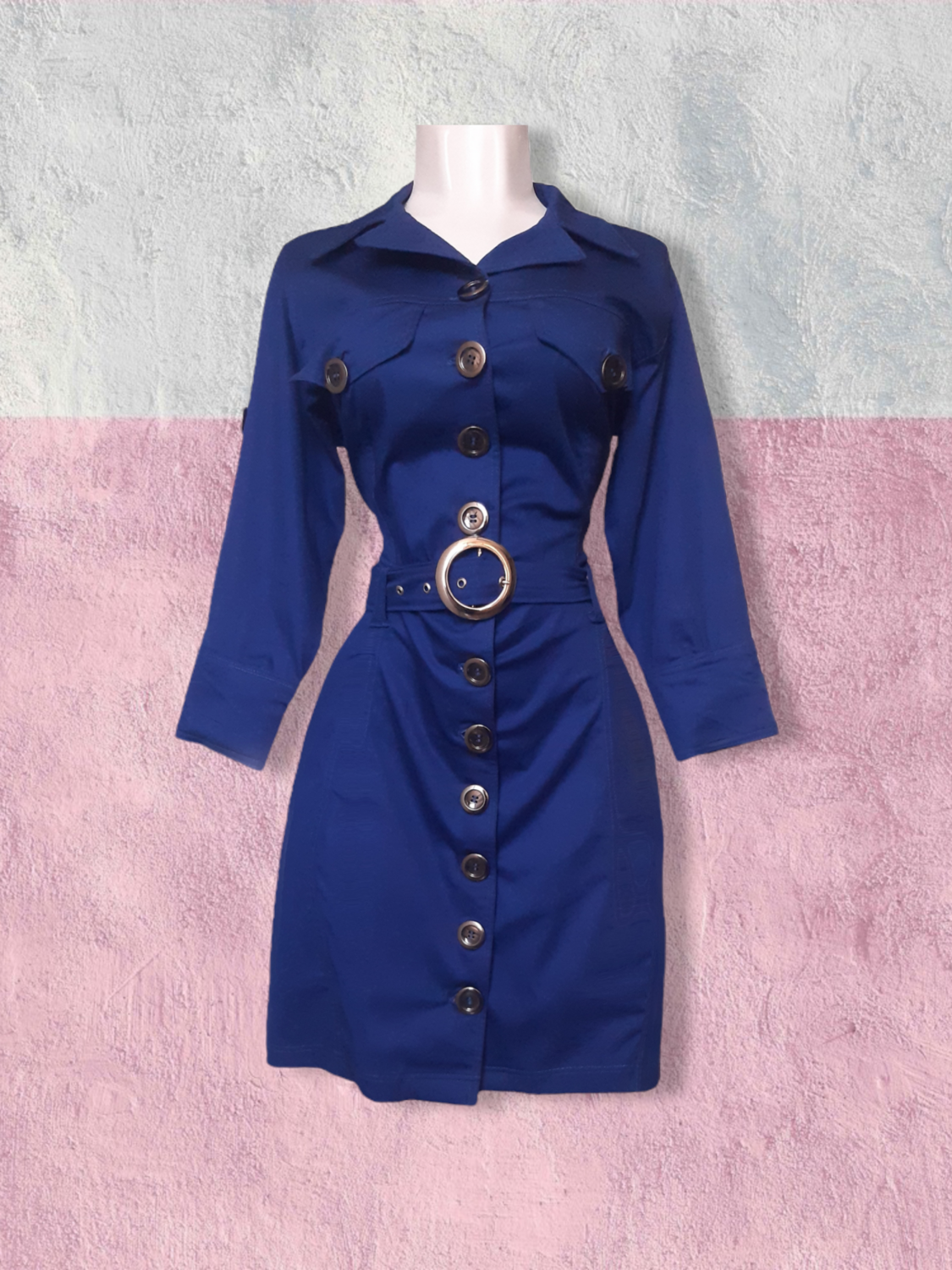 Vestido manga 3/4