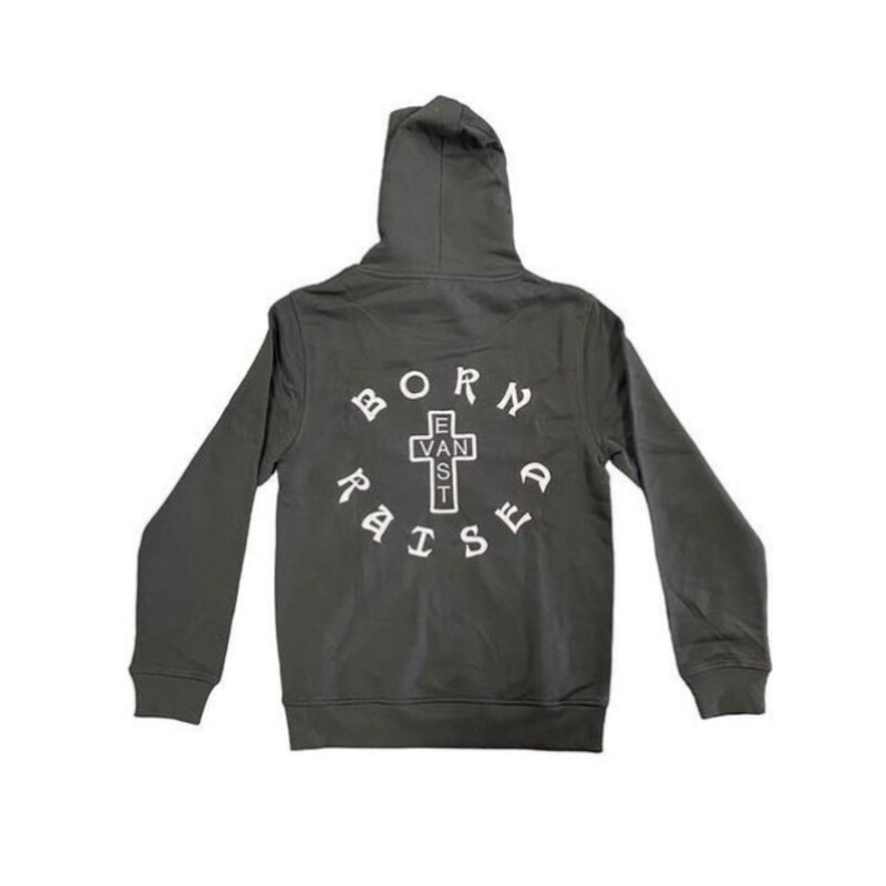 East Van Cross Born and Raised Embroidered Hoodie
