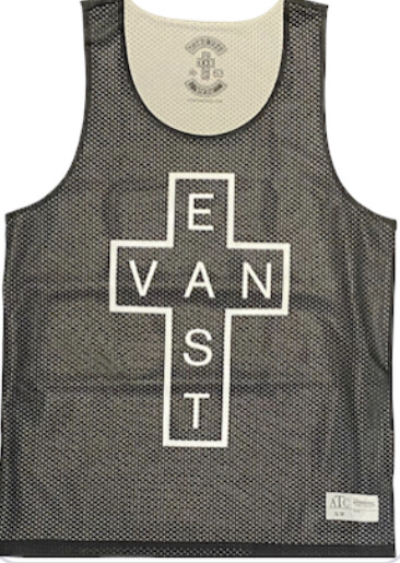 East Van Cross Double Cross Mesh Tank, Size: XS