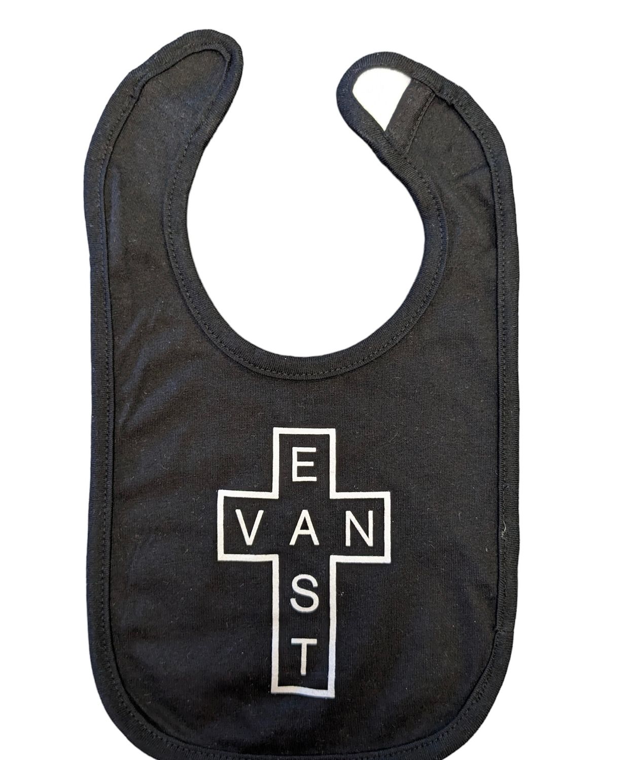 East Van Cross Baby Bibs, Color: Black