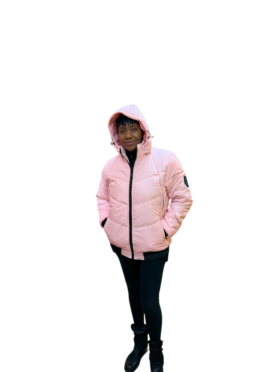 Women’s Pink Bubble Jacket