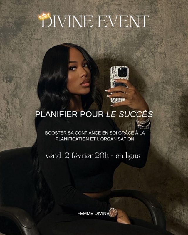 Divine Events : réunion/masterclass en ligne