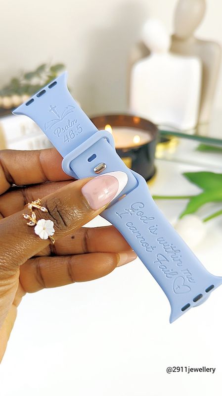 Apple Watch Scripture Strap - God is within me 