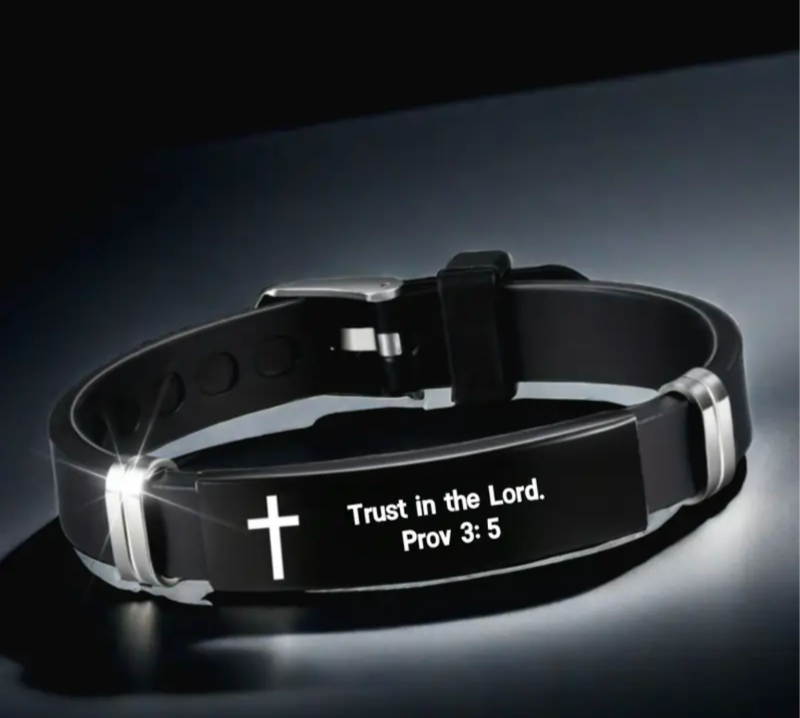 Prov 3:5 Men&#39;s Bracelet