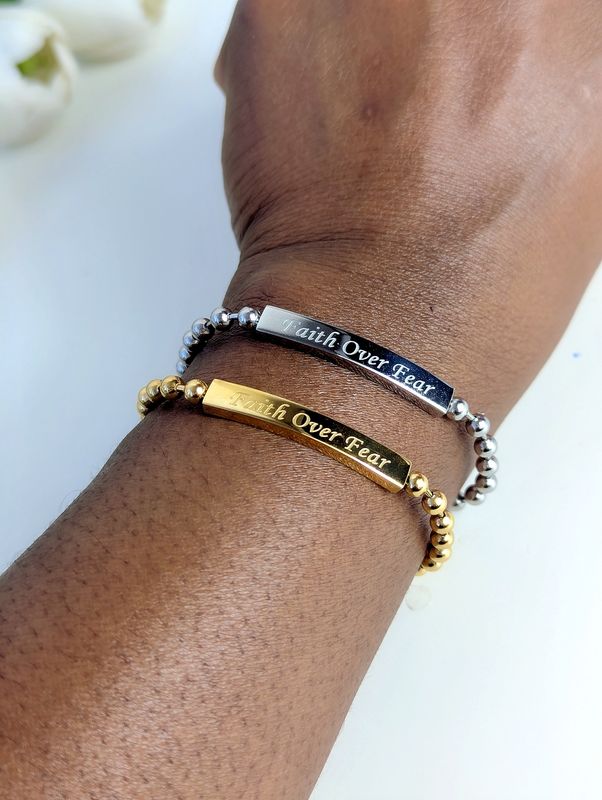 Faith Over Fear Bracelet