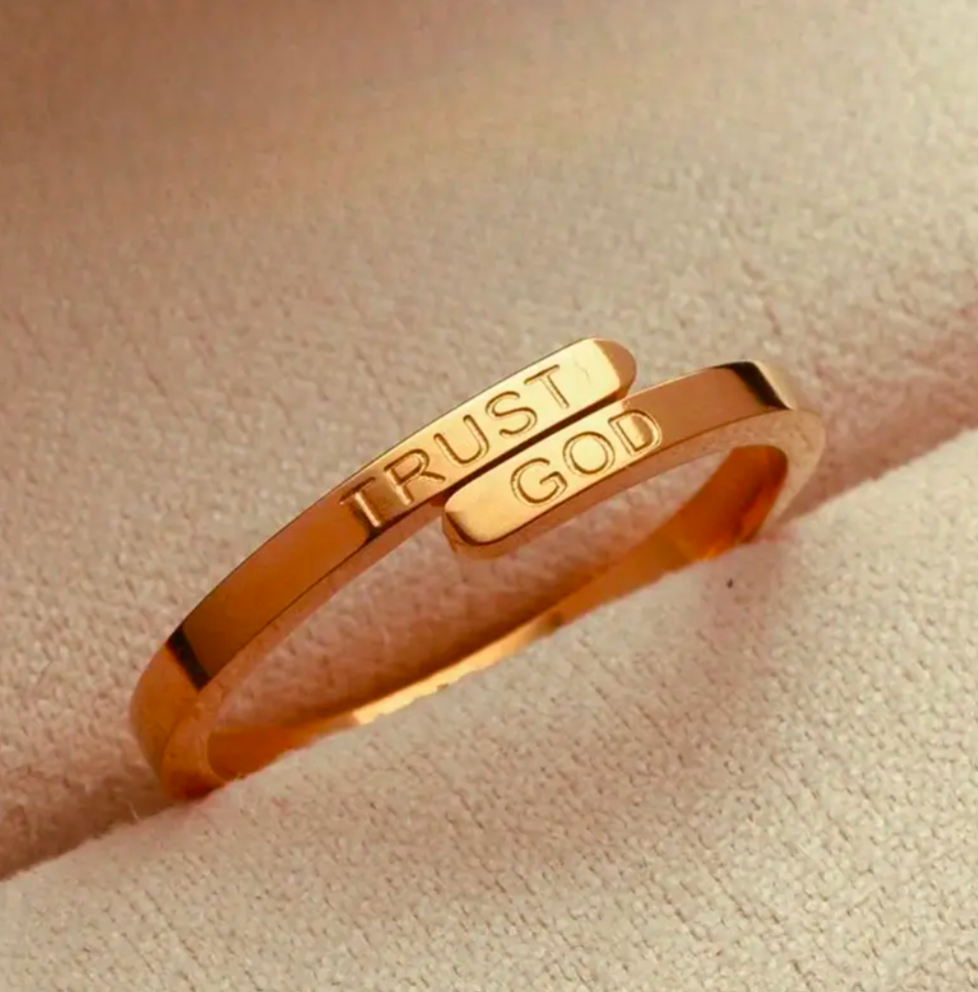 Trust God Ring