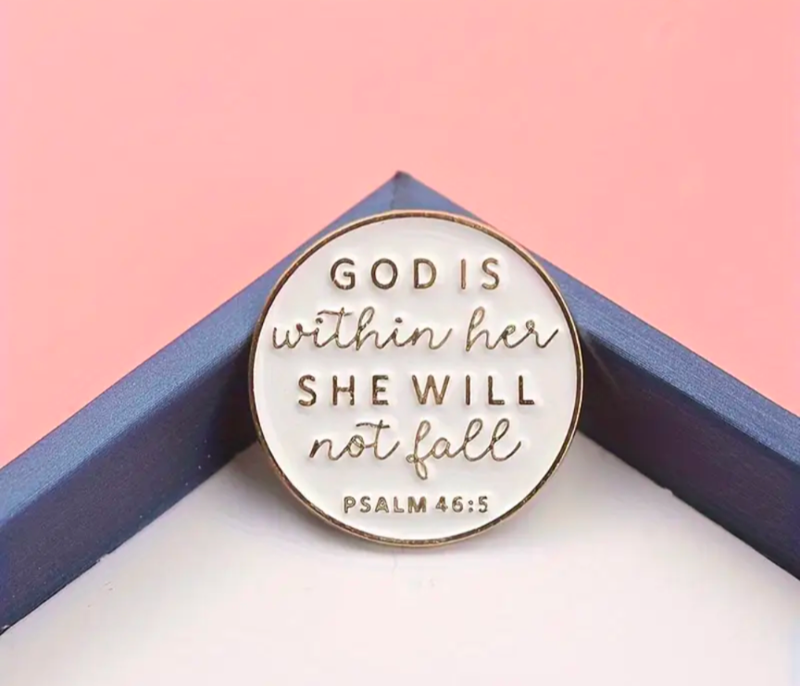 Psalm 46:5 Brooche