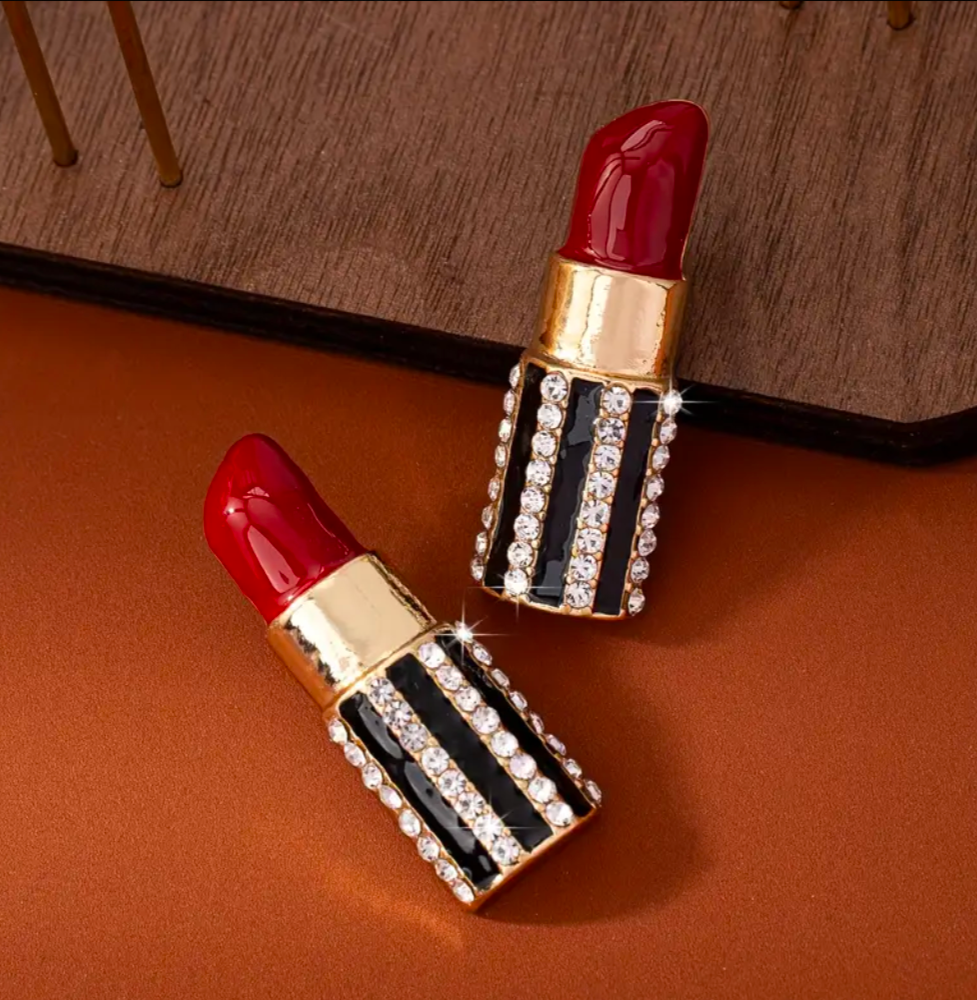 Lipstick Earrings