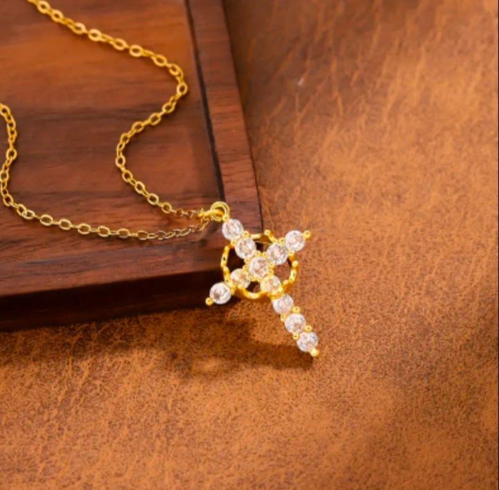 Crown Cross Necklace