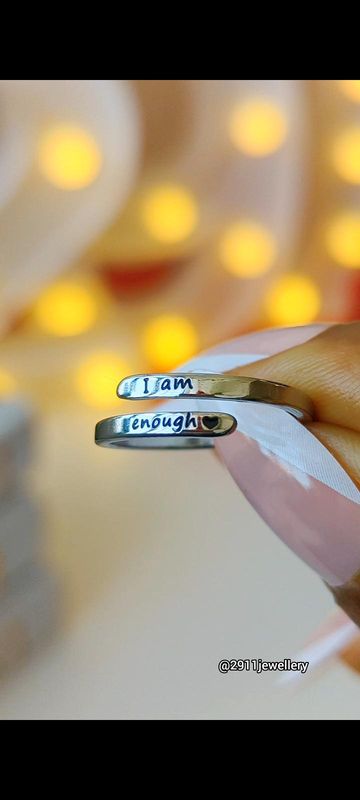 I Am Enough Ring