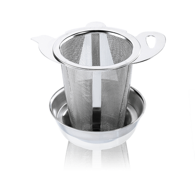 Infuseur passoire pour mug+bol ramasse-gouttes