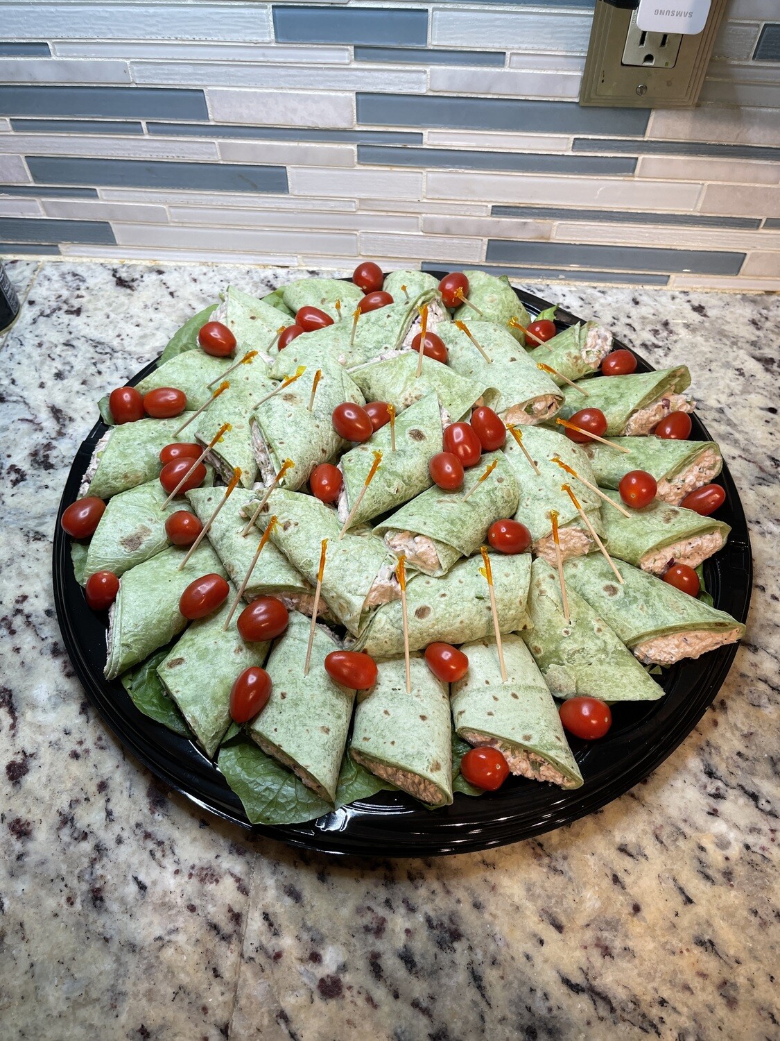 Cohiba Party Platter (36 wraps  Chicken Salad )