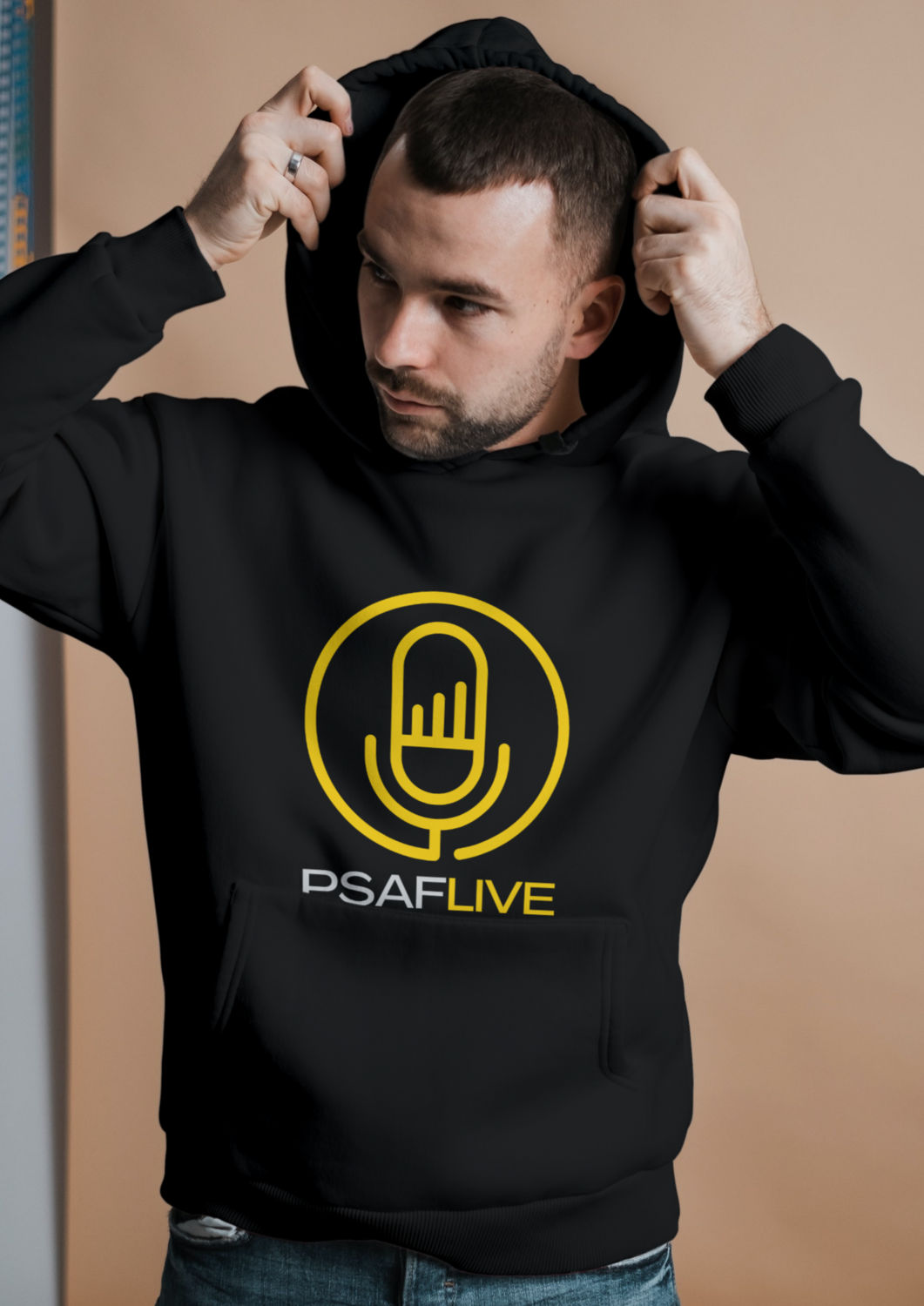 Man Hoodie Black