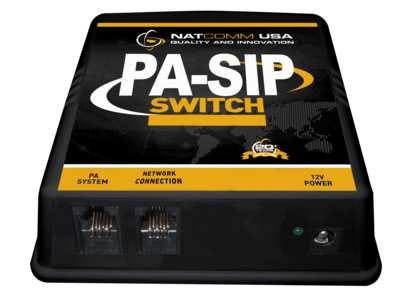 PA-SIP Paging Switch