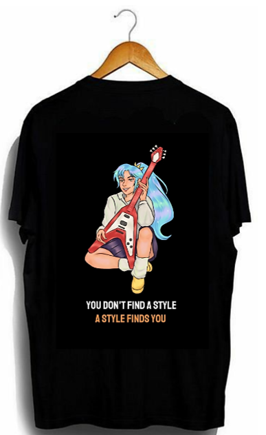 Original Character Black T-Shirt