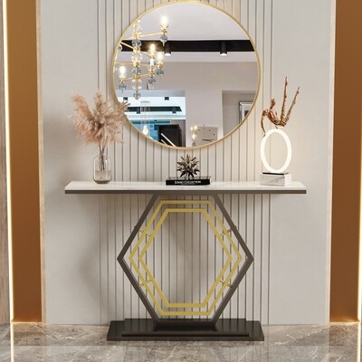 Millano Ferre  luxurious Console  table and mirror