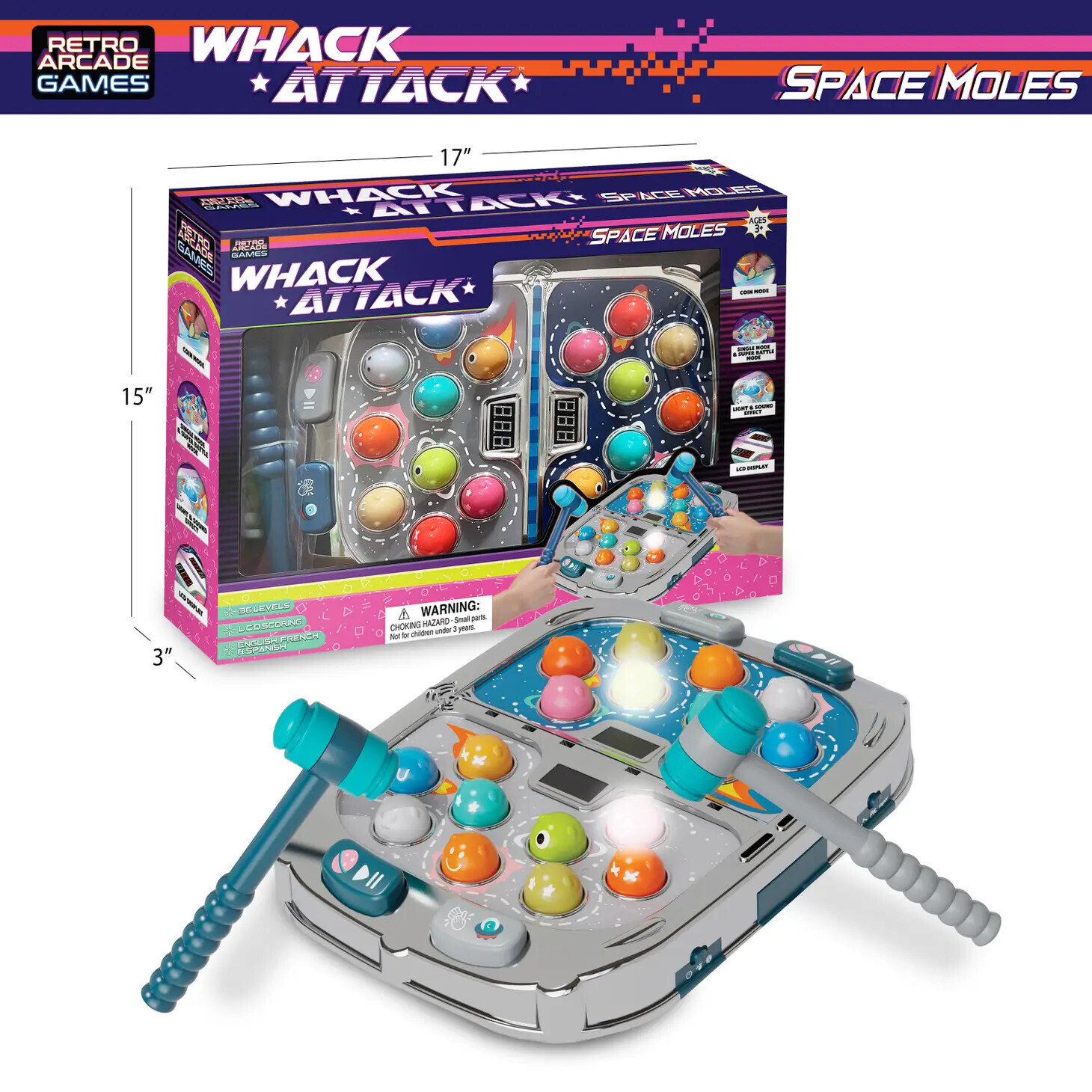 Whack Attack Space Moles
