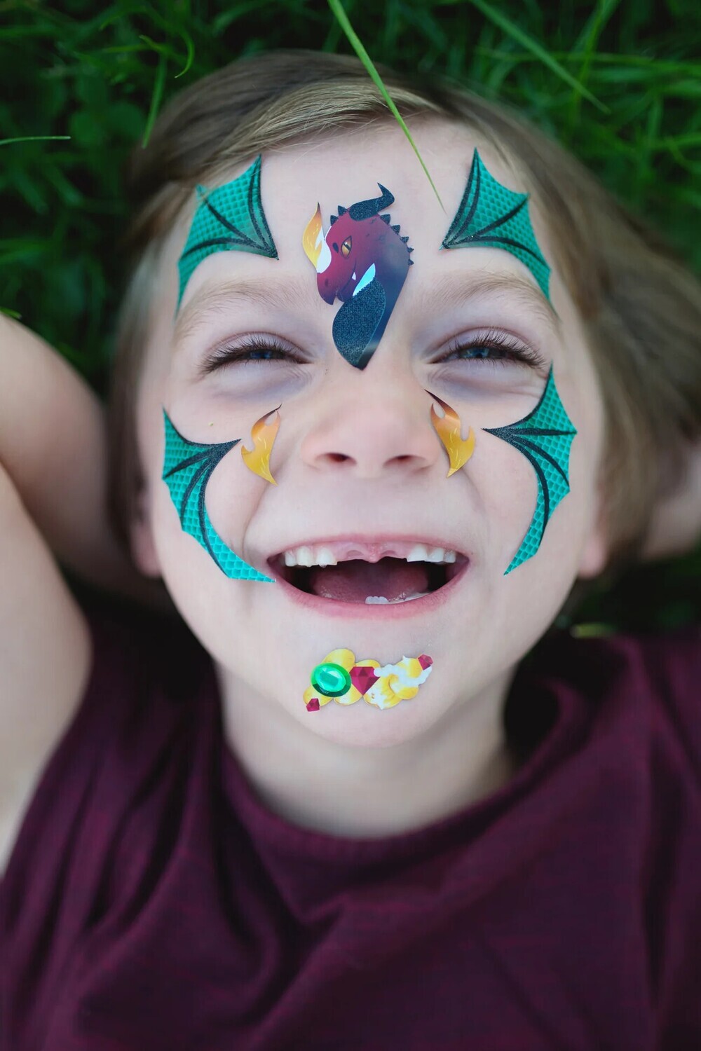 Face Stickers Dragon