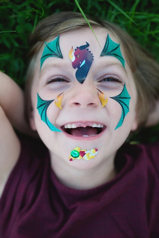 Face Stickers Dragon