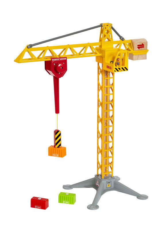 Brio Construction Crane w/Lights