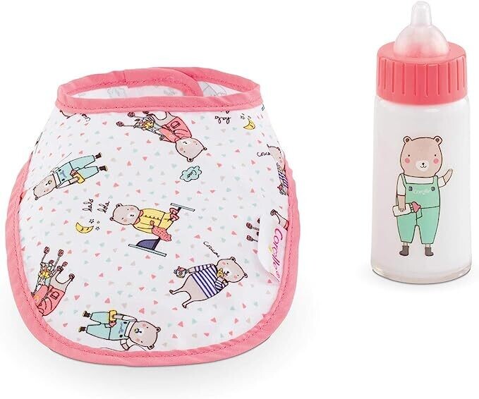 Corolle Bib and Magic Milk Set