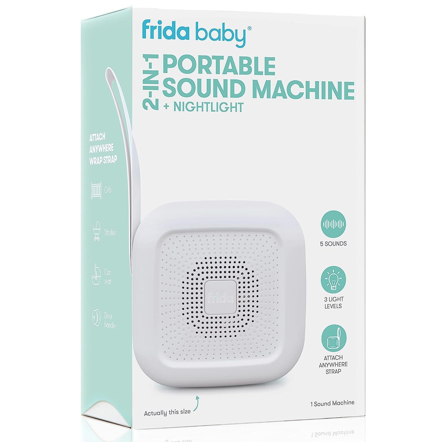 Frida 2-in-1 Portable Sound Machine + Nightlight