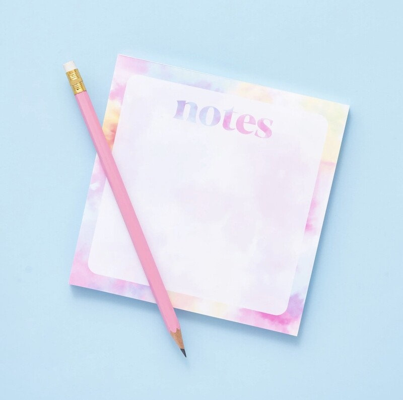 Tie Dye Notepad