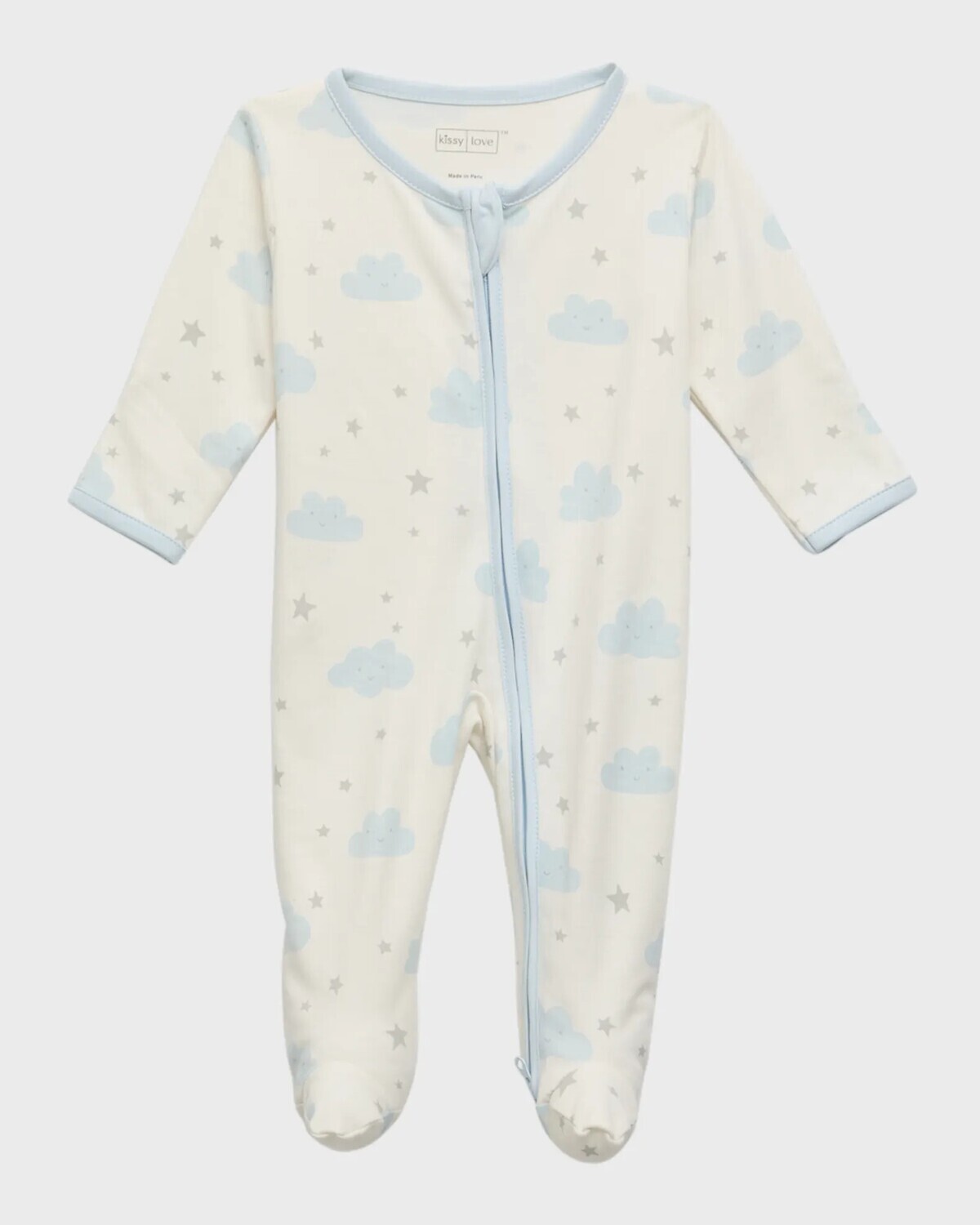 Breezy Clouds Footie w/ Zip