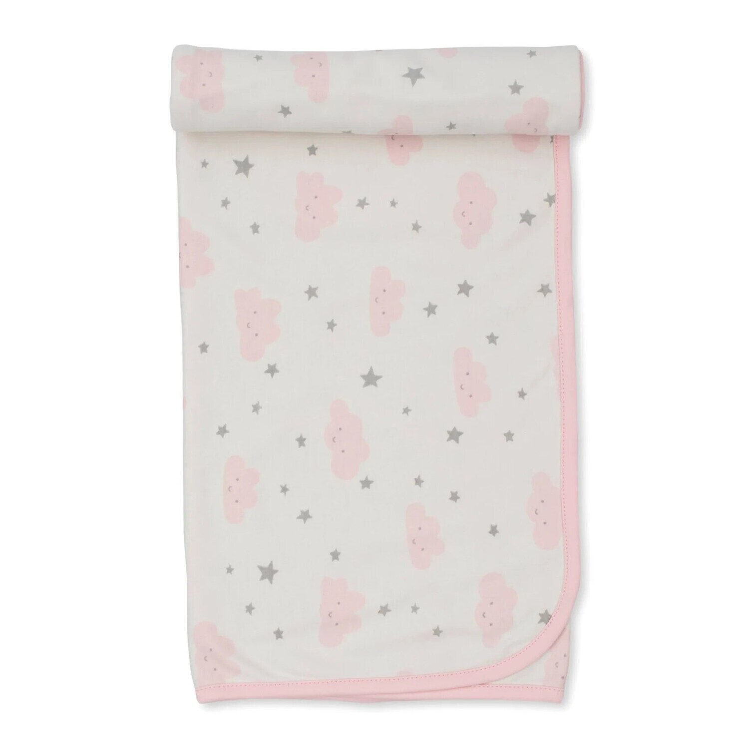 Breezy Clouds Blanket Pink