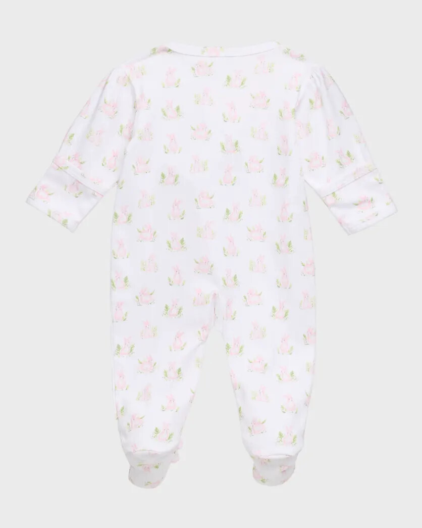 Cottontail Hollows Footie w/ zipper Pink