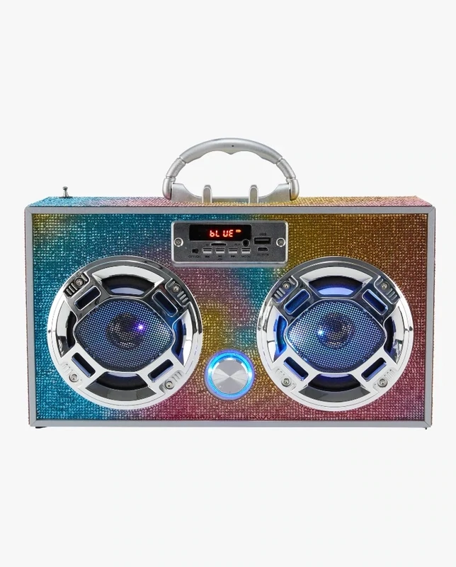 TT Swirl Bling Retro Boombox