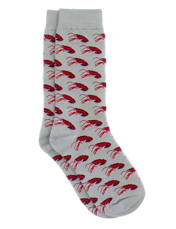 Lucky Duck Socks Crawfish