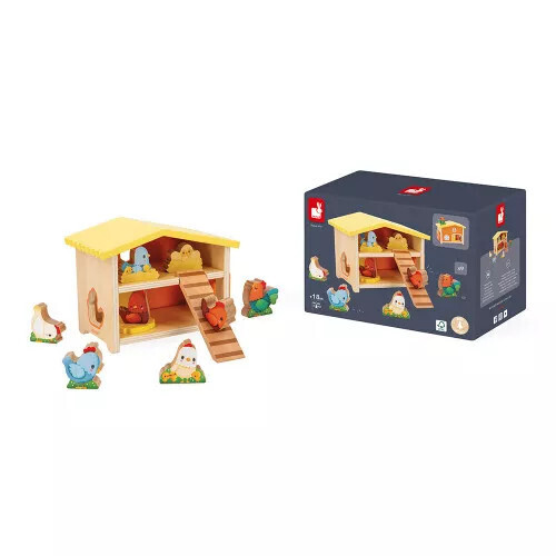 My First Hen House Wooden Playset