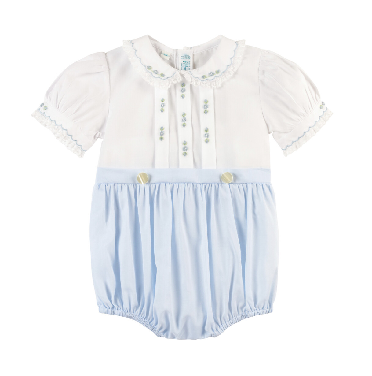 752 Girls Mock 2-Piece Romper
