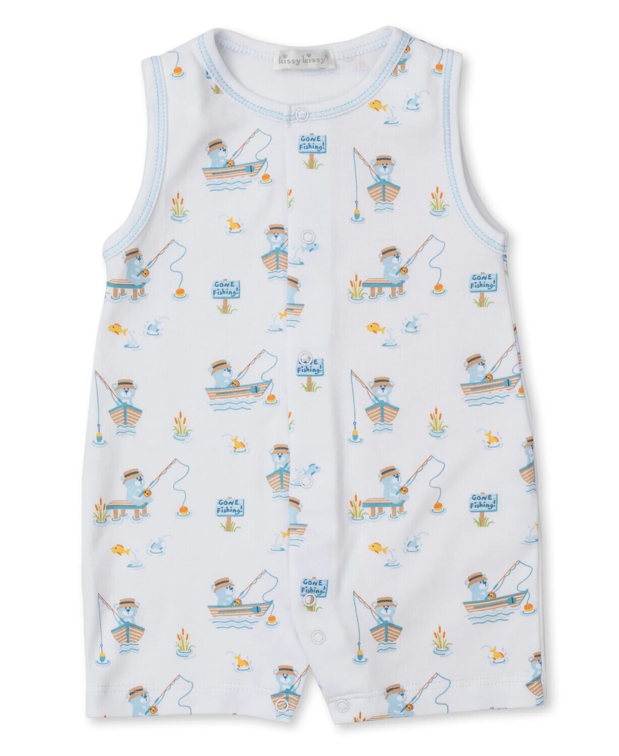 Rather Be Fishing Short Playsuit