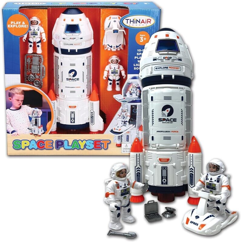 Space Explorer Playset w/ Sound &amp; Light Action