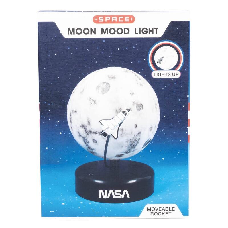 Nasa Moon Lamp w/ Rocket