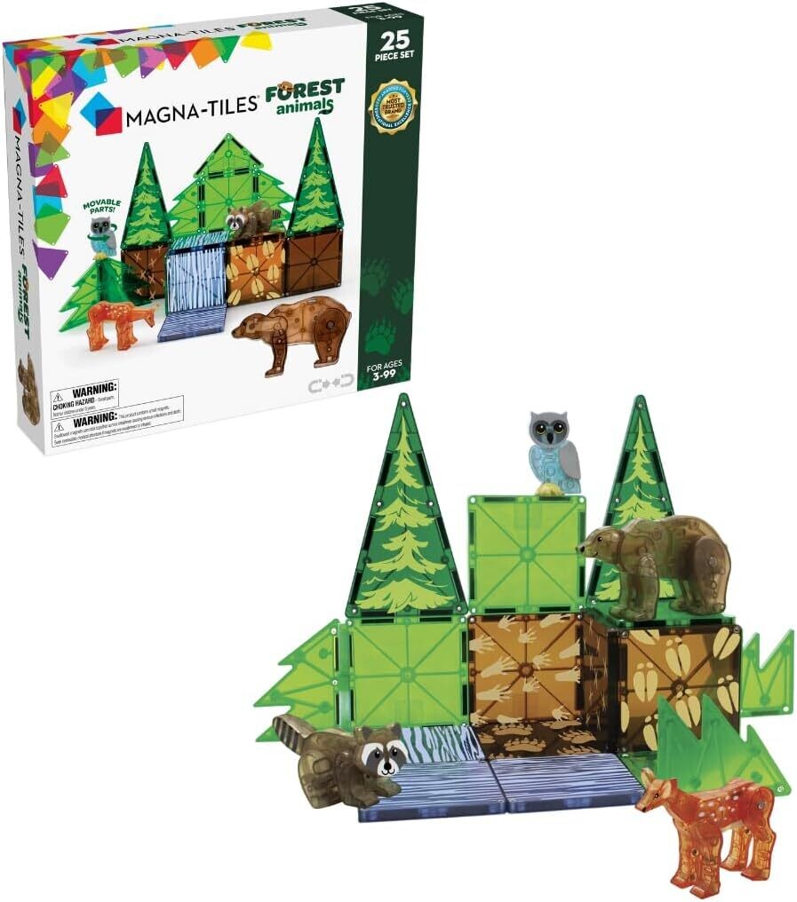 Magna-Tiles Forest Animals