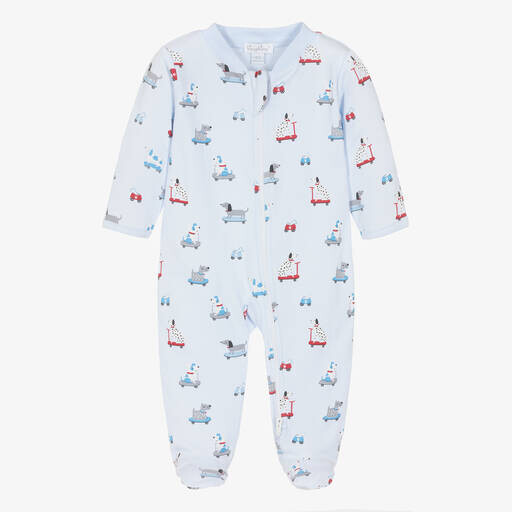 Skateboarding Pups Footie w/ Zipper