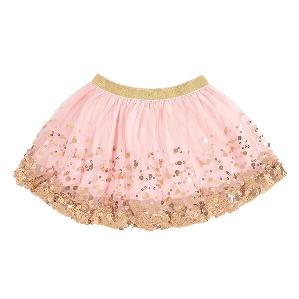 Sweet Wink Sequin Tutu (2 options), Color: Gold Blush, Size: 2/4