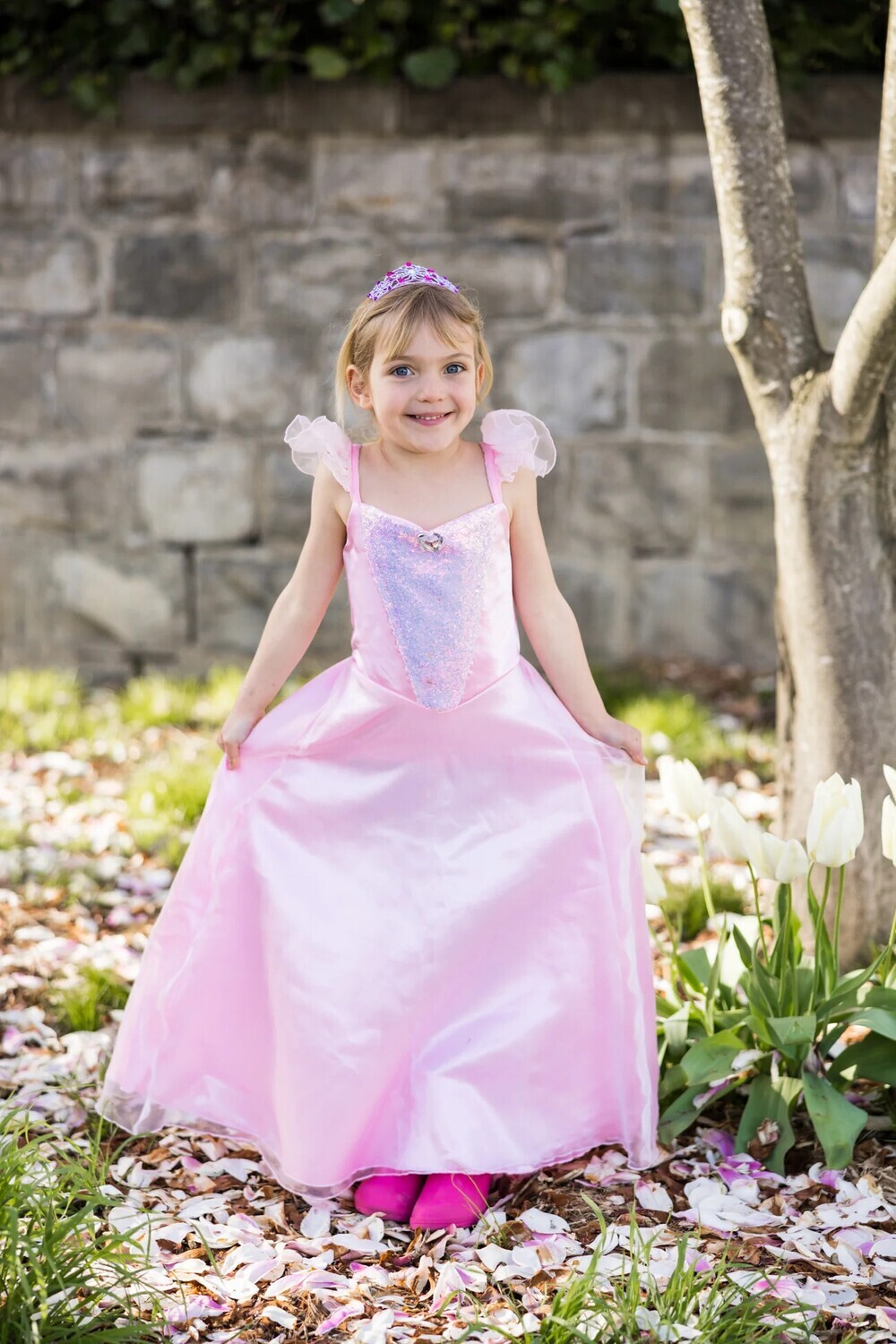 Light Pink Princess Party Dress, Size: 3/4