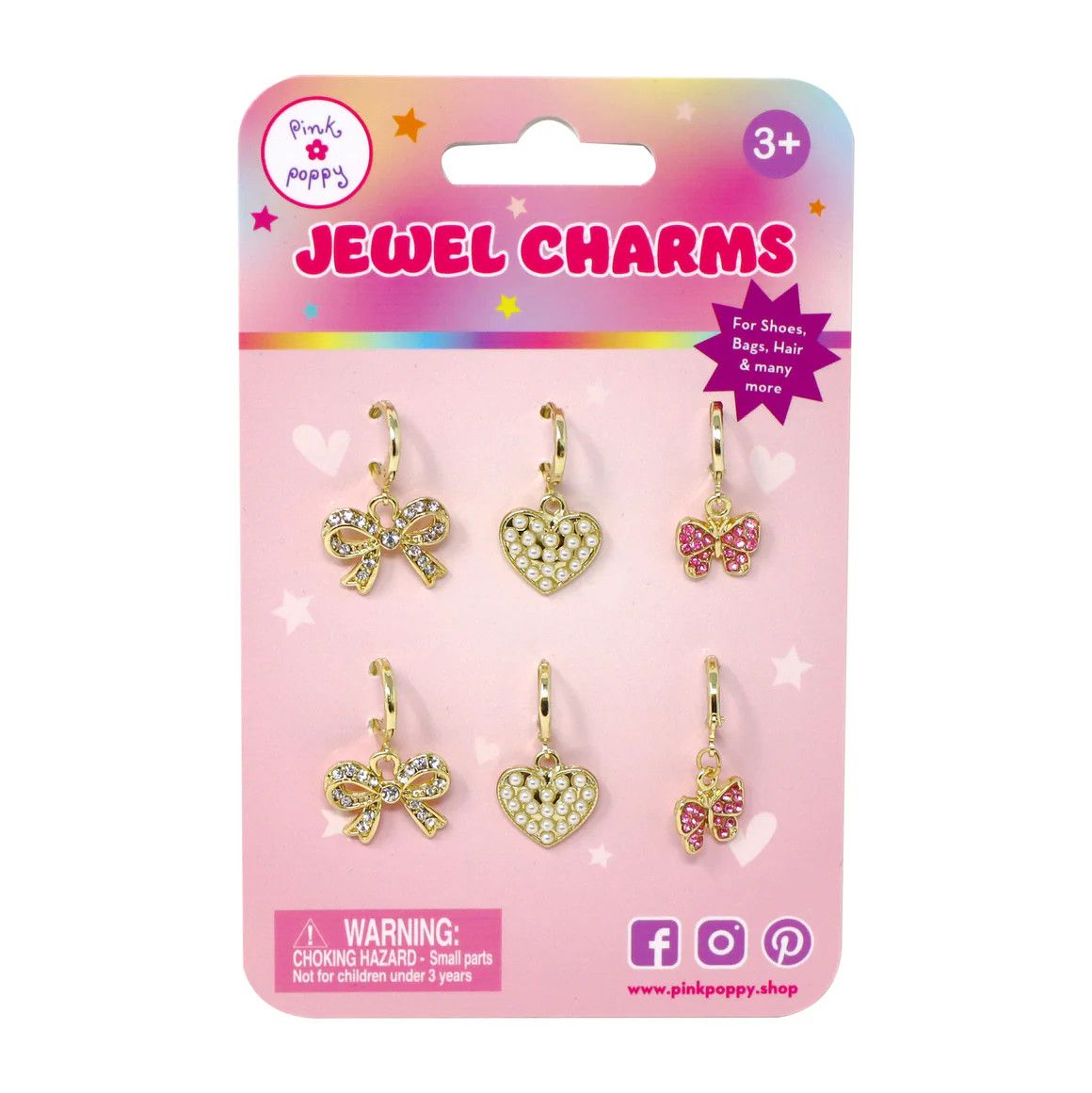 Fairy Sparkle 6-Pack Shoelace Charm Set