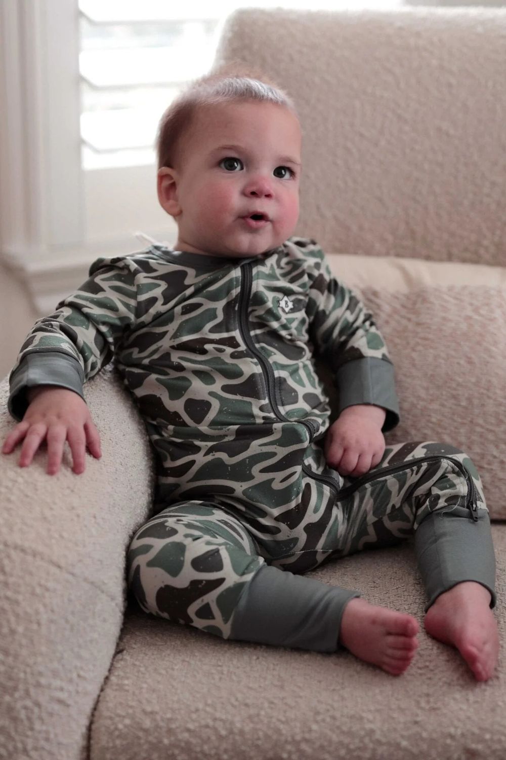 Baby Zip Up Retro Duck