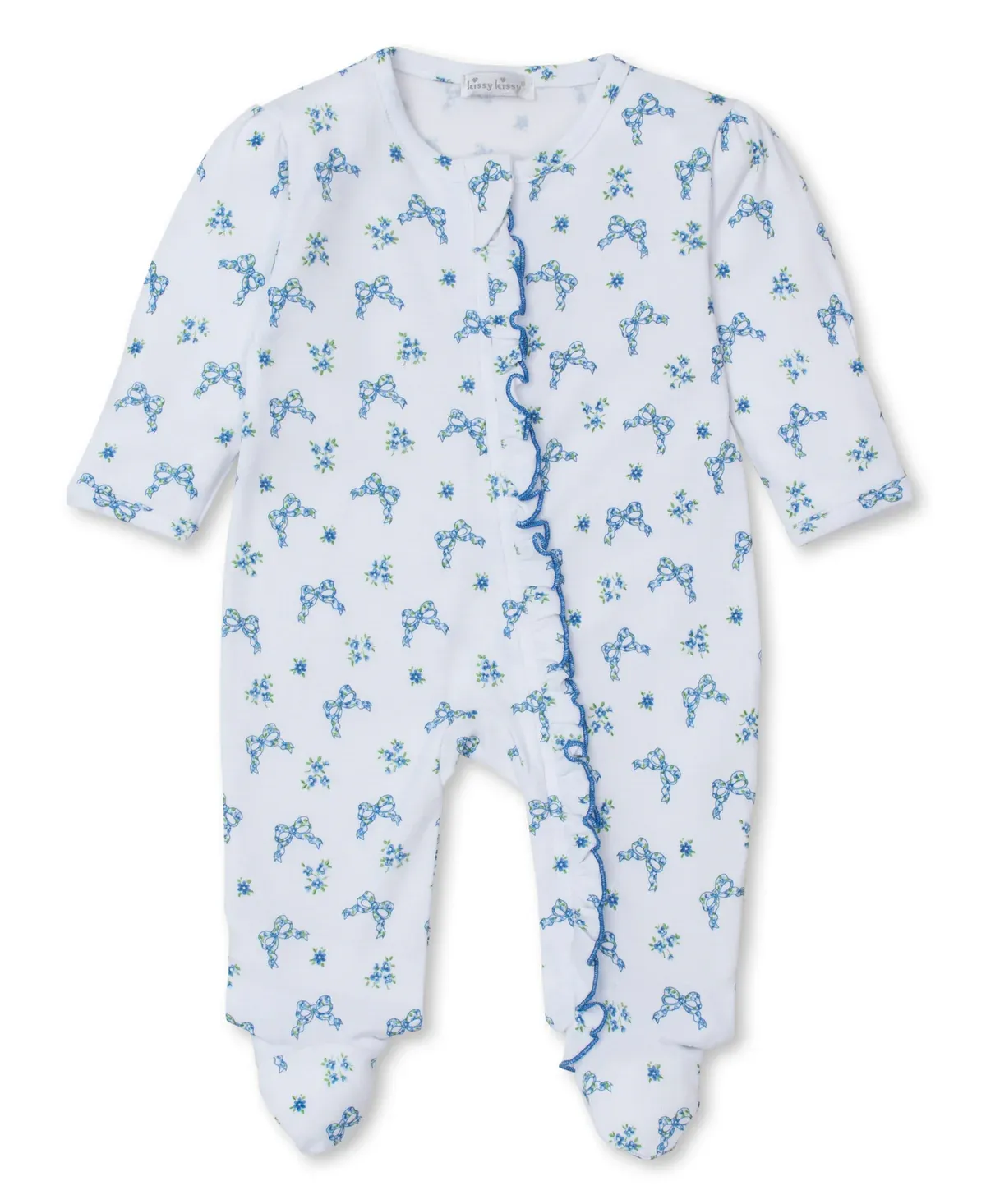Blooming Bows Footie w/ Zip