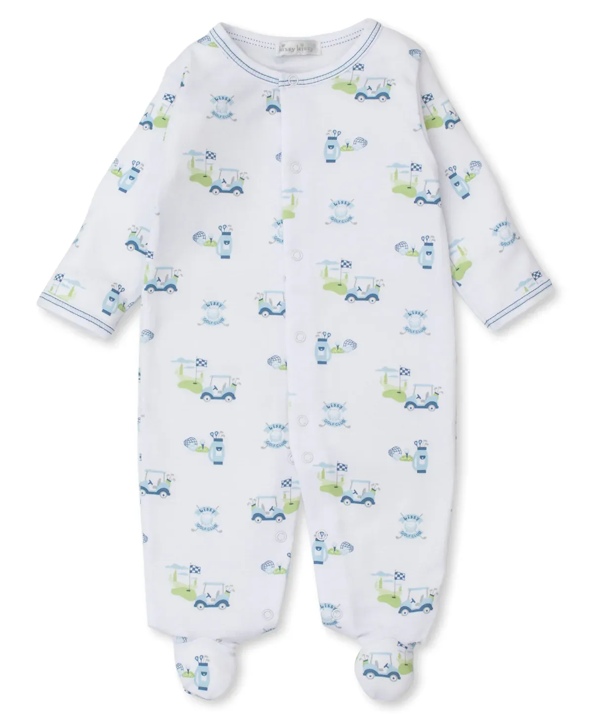 Kissy Golf Club Footie w/ Zipper