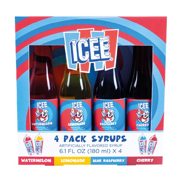 ICEE 4pk Syrups Watermelon Lemonade