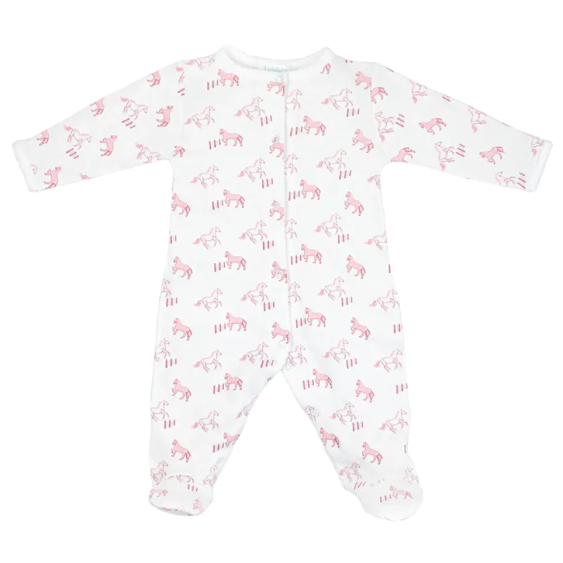 Running Horses Footie (2 Colors)