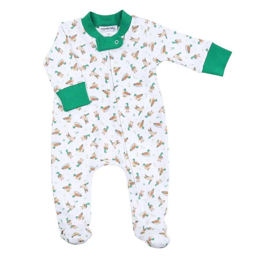 Majestic Mallard Printed Footie